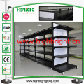 Heavy Duty Metallic Advertising Display Supermarket Shelf